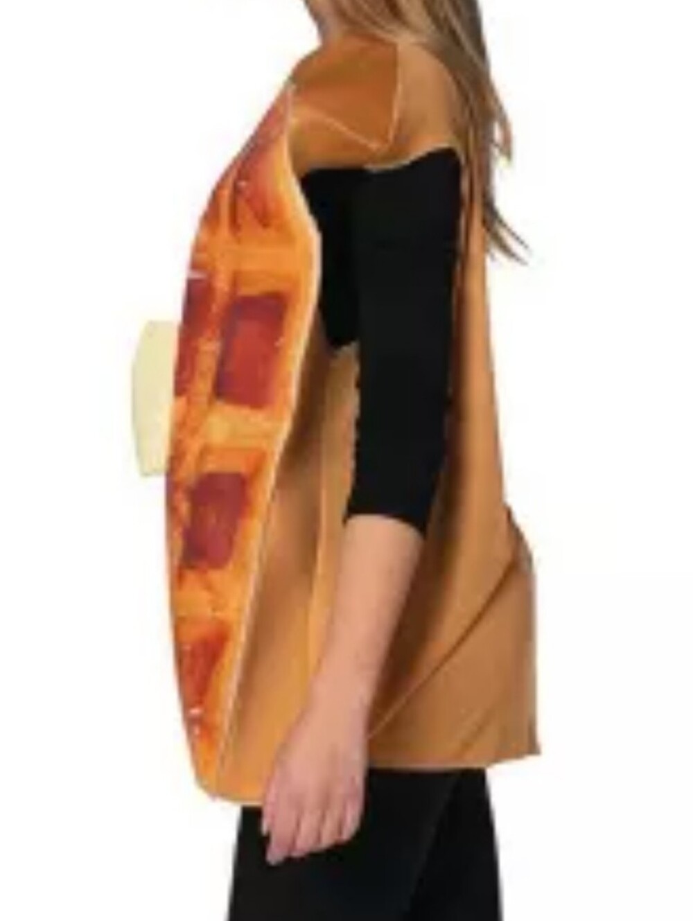 Waffle Halloween Costume Adult One Size Womens, Mens and big kids OSFM - Picture 9 of 11